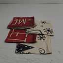 AVOIN colorlife Merry Christmas Snowman Let It Snow Throw Pillow Covers, 18 x 18 Inch Xmas Tree Winter Holiday Cushion Case Decoration for Sofa Couch Set of 4 (Red)