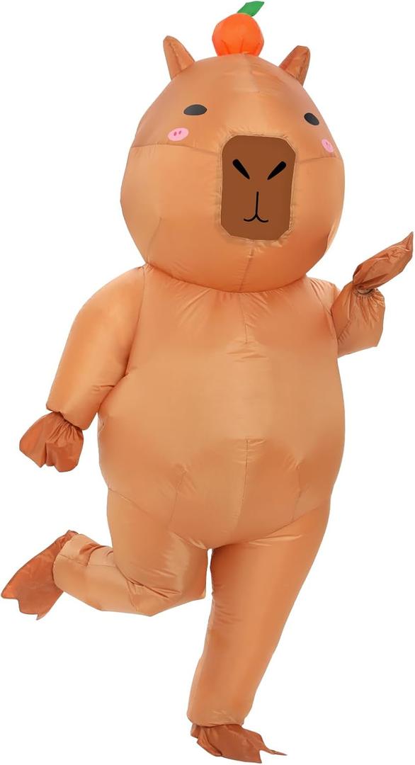 XYJKIDSES Inflatable Capybara Costume Kids Halloween Costume Kid Girls Boys Funny Animal Blow up Costumes Kid for Cosplay Party