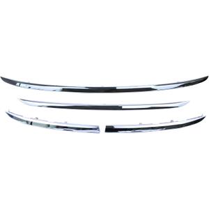 Front Grille Trim Moulding Kit for Honda CR-V 2.4L 2012-2013 Upper Middle Lower Grill Trim Chrome
