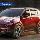Window Visors Rain Guards for 2017 2018 2019 2020 2021 2022 Kia Sportage, Out-Channel Window Vent Wind Deflectors Visors Shades for 17-22 Sportage
