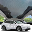 Tesla Model Y Juniper 2025-2026 Breathable Mesh Glass Roof Sunshade