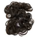 CAISHA Hairpiece Hair Wrap Heat-resistant Synthetic Fibres Curly Messy Updo Brown HW9
