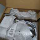 Veken Wide Rain Shower Head with Handheld, High Pressure Rainfall Showerhead Combo with Arm for Bathroom Accessories, Home Decor, Detachable Dual Shower with Multi Modes Handheld Spray, Silver Chrome (Standard Flow(2.5GPM))