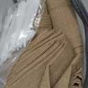 TWODRAPES Light Brown Linen Curtains Pinch Pleated Living Room Bedroom Dining Boho Light Filtering Pinch Pleat Drapes Hooks Rings Back Tab Semi Sheer Tan Latte Coffee Color Window Curtains 2 Panels