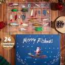 Fishing Advent Calendar 2025, Advent Calendar Fishing Christmas Countdown for Fisher Adult Men Teen Boys - 2025 Xmas Surprise Gift