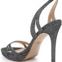 Jewel Badgley Mischka womens AriannaHeeled Sandal (10, Pewter)