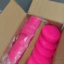 LEIFEOSH Plastic Tumblers with Lids and Straws, Reusable Cups with Lids Plastic Colorful Cups for Party Birthday, Iced Coffee Cup Travel Mug Cold Drink Tumblers Bulk (16 oz, Pink)