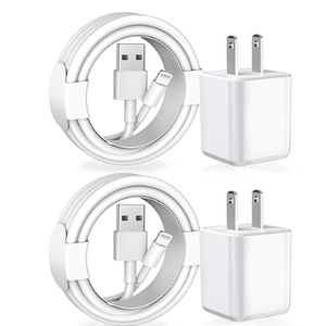  iPhone Charger, 2Pack Lightning Cable Apple Charging Cords &Fast Quick USB Wall Charger Travel Block Plug Adapter for iPhone 14/13/12/11 Pro/11/10/XS MAX/XR/8/7/6s/6 Plus