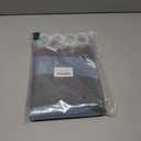 Yookeb Abstract Blue Mid Century Bathroom Shower Curtain 60W by 71H Inch Minimalist Aesthetic Modern Contemporary Plant Leaves Vintage Polyester Fabric 12 Plastic Hooks Waterproof Decor