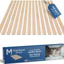 Meliusly SlatSure King Size Bunkie Board  Heavy Duty Vertical Bed Slats & Foldable Wooden Support Board for Sagging Mattress or Platform Bed Frame, Box Spring Alternative and Replacement