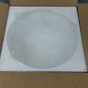 Antique Glass Lamp Shade for Floor lamp, Alabaster Torchiere Lamp Shade Replacement, Floor Lamp Replacement Parts (White Alabaster, 12'')