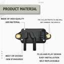 EGR Valve Pressure Feedback Sensor Compatible for 1994-2010 Ford Lincoln Mazda VP8, Mercury Lincoln Town Car Mazda Truck Replacement for F77Z-9J460-AB DPFE15