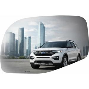 Burco 2936 Flat Driver Side Non-Heated Mirror Glass, Fits Ford Explorer, Explorer Sport, Explorer Sport Trac, Ranger, Mazda B2300-B4000, Mercury Mountaineer, Snap Fit Replacement for Heated/Non-Heated