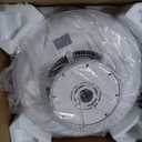 Mixoo Low Profile Bladeless Ceiling Fan with Light & Remote, Flush Mount Dimmable Ceiling Fan Lighting Kit, 6-Speed Quiet Reversible Motor for Bedroom Kids Room Kitchen Modern White(20In)