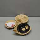 Stove Drip Pan for Electric Stove Top, Compatible with Frigidaire 10% Energy Save by Enamel Spraying Prevent Bending and Rust Includes a Set of 4 Oven Burner Drip Pans, Black