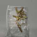 Brass Hose Barb Tee 1/4" x 1/4"x 1/4" Barbed T -Fitting 3 Ways Air Hose Fittings Pack of 5