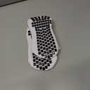 Lux Dual Grip Socks - Soccer Grip Socks for Men and Women. GripArray Performance & Comfort (Small, White)