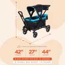 Baby Trend Expedition 2-in-1 Stroller Wagon Plus, Ultra Marine