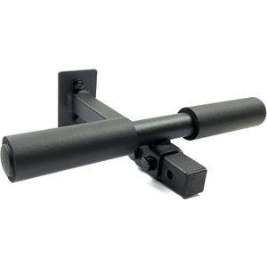 Wall Mount Nordic Hamstring Curl Bar Training Equipment for Hamstring Curls Spanish Squats Sit-Ups Core Twists and More (Black)