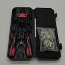 WETOLS Rivet Nut Tool Kit, 14-Inch Rivnut Tool with 7 Metric and SAE Mandrels, Professional Hand Riveter with 70Pcs Rivnuts Assortment Kit, Manual Rivet Nut Gun with Rugged BMC Case