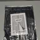 METAONLY Magnetic Screen Door Mesh 38" x 82" - Fits 36" x 80" Door Size, Works for Patio, Sliding Door, Keeps Bug Mosquito Out, Fresh Air Flow, Black