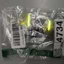 GloFX Diffraction Glasses | Hippie and Pilot Style Metal Frames with Mirror Lens and 3D Prism Rainbow Effect (Green)