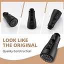 Angle Simple Kitchen Sink Sprayer, G 1/2 or 13/16 Inch Male Thread Connector, Tested to NSF/ANSI/CAN 61 & 372, Faucet Head Replacement, Stream Spray and Pause Mode, Matte Black