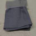 Foindtower Set of 2, Decorative Linen Soild Throw Pillow Covers Soft Accent Cushion Euro Case Boho Farmhouse Pillowcase for Chair Couch Sofa Bedroom Living Room Home Decor 20 x 20 Inch Misty Blue (Spring Lake)