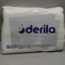 Derila Cervical Neck Pillow for Sleeping - Ergonomic Neck Support Pillow for Back, Stomach, Side Sleeper Contour Memory Foam Pillows for Shoulder Relief - 19.7" x 11.8" x 3.9"