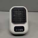 370W Space Heater, Wall Outlet Electric Space Heater as Seen on TV with Timer, Led Display, Adjustable Thermostat, Compact for Office Dorm Room