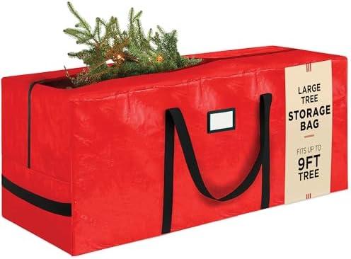 Large Christmas Tree Storage Bag – 5 Ft Artificial Christmas Tree Bag - Durable Heavy-Duty Waterproof Material with Strong Reinforced Handles, Full-Length Zipper for Easy Access, Xmas Tree Storage Box