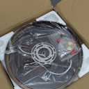 Flush Mount Ceiling Light Fixtures, 2-Light Brass Ceiling Mount for Farmhouse with Seeded Glass Lampshade, Industrial Hall Flush Mount Light Fixture for Hallway, Kitchen, Entryway, Bedroom and Foyer