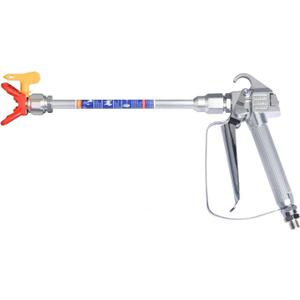 Airless Paint Spray Gun with 10 Inch Airless Extension Pole and A 517 Nozzle Tip,Swivel 1/4" Thread for Graco Titan Airless Hose Sprayers. Maximum Pressure 3600PSI(JW-120028)
