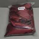 RUDONG M 72 Pack Burgundy Satin Napkin, 17 x 17 Inch Square Cloth Napkins, Soft Fabric Napkin with Scalloped Edges, Reusable Washable Dinner Table Napkins for Wedding, Banquet, Party