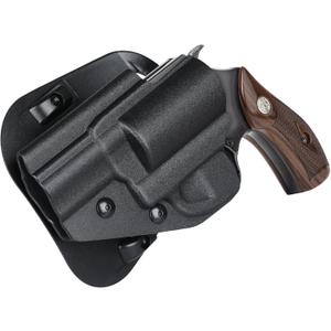 Kydex Holster for S&W J Frame, M&P Bodyguard 38 No Laser, Taurus Model 85 2", Diamondback Firearms SDR, Black (Left Hand)