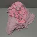 Tegeme 80 Pieces Chair Sashes & Bows - Stretch Spandex Chair Cover Band with Buckle for Wedding, Hotel Banquet, Birthday Party & Home Bulk Decorations(Pink)