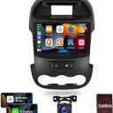 [2G+64G] Car Radio for Ford Ranger 2011-2015, 9 inch Android 13 Touch Screen Stereo, Carplay/Android Auto/Hi-Fi Audio/Wi-Fi/1080P/SWC/Bluetooth + AHD Backup Camera + MIC