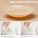 2 x Reusable Nipple Covers Adhesive Silicone Nipple Pasties Sticky Breast Petals Nippleless Covers Invisible Nipple Covers (3.25 inch (For A-D), 5 Mixed Colors)