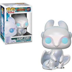 Funko Pop Movies: How to Train Your Dragon 3 - Light Fury - How to Train Your Dragon - Collectable Vinyl Figure - Gift Idea - Official Merchandise - Toys for Kids & Adults - Cartoon/Animation Fans