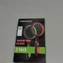 2-Set 75mm Hand-Held Reading Magnifier with Non-Slip Rubber Grip, Good for Senior Users, Hobby Exploring & Scientific Activities