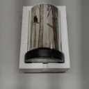 Rustic Deer LED Lantern Tabletop Wildlife Silhouette Forest Scene Night Light Cabin Lodge Lighting Decor