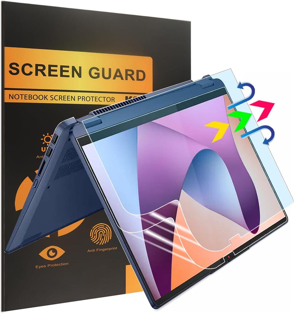 KEANBOLL 2 Pack Blue Light Blocking Screen Protector for Lenovo Ideapad Flex 5/5i 14" 2-in-1, IdeaPad 5/5i/5x 14" 2-in-1 Laptop & Flex 5i Chromebook Plus - Anti Blue Light Anti-Glare Shield (14-Inch)