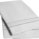 2 Pack Pillow Case Set 1800 Series Fine Brushed Microfiber Pillowcases