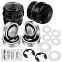 9040H Front Wheel Bushing to Bearing Conversion Kit Compatible with Craftsman, Poulan, Husqvarna, Jonsered, Murray Lawn Mower Fits 532009040, 532124959, 91334, 491334MA, 5920H, 9040HR, 9040N