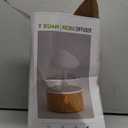 Rain Cloud Humidifier, Rain Humidifierrain Humidifier Water Drip, Water Drip Rain Sounds for Sleeping, Mushroom Waterfall Lamp, Desk Humidifiers for Office (white)