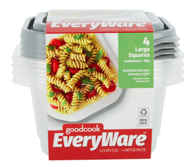 GoodCook EveryWare Large Storage Container Set