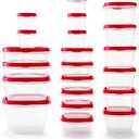 Rubbermaid 42-Piece Food Storage Containers with Lids (Red)