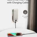 VEGER Portable Charger with Built-in AC Plug and Cables, All in One 10000mAh Ultra Slim Power Bank Travel Essentials, Fast Charging Battery Pack Compatible with iPhone, Samsung, Android (Coffee)
