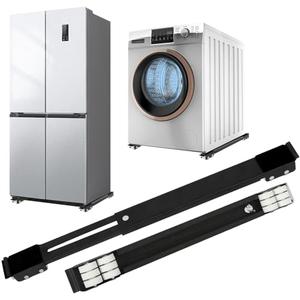 Lemtrflo Extendable Appliance Rollers for Washer and Dryer,Mobile Washing Machine Base, Wheels for Appliances Sliders,Heavy Duty Appliance Dolly,Appliance Mover for Refrigerators,Washing Machines