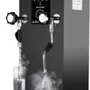 Commercial Milk Frother, 2500W 110V Automatic Steam Boiling Water Machine Electric Steam Milk Frothing Machine Espresso Coffee Milk Foam Machine Steamer with LED Display for Coffee Tea Shop, Upgrated